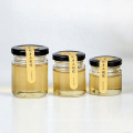 All size available small glass jam jar honey jar with metal cap